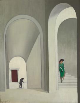 George Ault : The stairway
